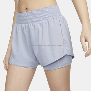 Shorts Deportivos de Cintura Alta para Mujer, Envío Aleatorio desde Pakistán, Diseño Sólido, 100% Algodón, Antiestáticos, a la Moda - Product Image 5