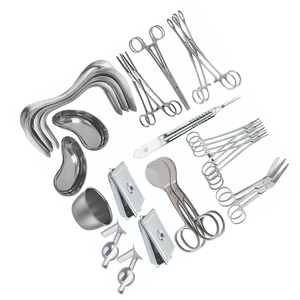 Kit chirurgical orthopédique : Ensemble d'instruments avec forceps manuels, rétracteur, plateau, détartreur et ciseaux en acier inoxydable - Product Image 5