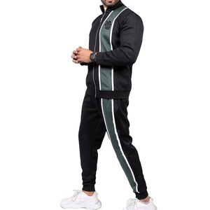 Conjuntos Deportivos Personalizables de Invierno para Hombre, Estilo Urbano, Lavado Ácido, Estampado, 2 Piezas, Ropa Deportiva para Gimnasio, 100% Algodón, Elástico en 4 Direcciones - Product Image 2