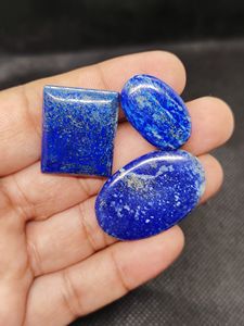 Lote de Cabujones de Lapislázuli Azul, Lote de Piedras Semipreciosas de Lapislázuli para Joyería, Piedras Pulimentadas Lisas de Formas Variadas - Product Image 5