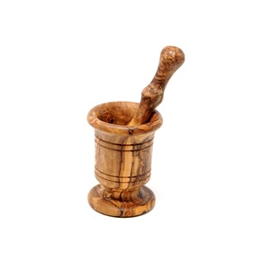 Mortero y pilón de madera de primera calidad para hierbas culinarias, especias secas y procesamiento manual de ingredientes - Product Image 2