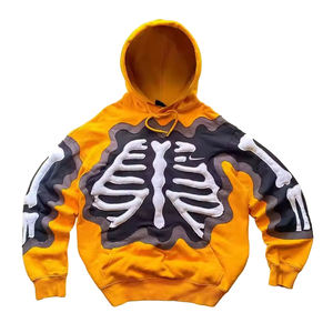 Sudadera con Capucha Casual para Hombre, de Alta Calidad, Algodón Grueso, Cierre Frontal con Cremallera, Impermeable, con Estampado Personalizado - Product Image 1