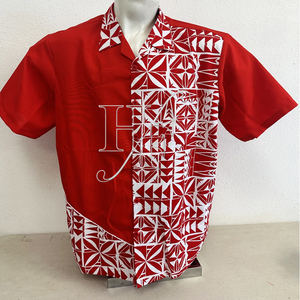 Vêtements hawaïens colorés, chemises Aloha pour hommes à imprimé africain - Product Image 1