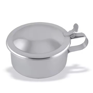 Gobelet à expectorations de qualité supérieure - Gobelet de collecte d'échantillons en acier inoxydable réutilisable, autoclavable, de qualité médicale, avec couvercle à ajustement précis - Product Image 2