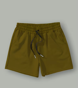 <b>Men</b> White Geometric Print Board Shorts High Waist Drawstring Quick Dry Casual Swim <b>Trunks</b> Pockets High Street Style Canvas - Product Image 3
