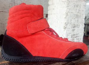 Chaussures de course Red Camel Kart Motorsport, bottes mi-hautes noires, bleues et rouges, bottes de course automobile - Product Image 6