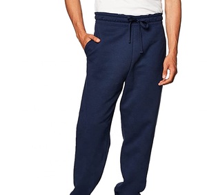 Pantalon de survêtement gris pour homme à taille élastique avec poches latérales, décontracté, tricoté, mi-lourd, respirant, pour l'automne - Product Image 4