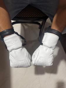 ถุงมือสกีหนังแบบเต็มนิ้ว บุฉนวนกันความร้อน กันน้ำ ปิดด้วยแถบตีนตุ๊กแก ดีไซน์สำหรับทุกเพศ เหมาะสำหรับเล่นสโนว์บอร์ด กิจกรรมกลางแจ้งในฤดูหนาว - Product Image 3