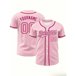 Camiseta de Béisbol Unisex Transpirable, Talla Grande, Tejido de Malla de Seda/Algodón, Logotipo Personalizado OEM Impreso, Impresión Digital, Antibacteriana - Product Image 4
