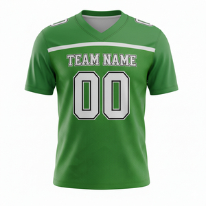 เสื้อเจอร์ซีย์อเมริกันฟุตบอลผู้ชายไซส์ใหญ่ ระบายอากาศได้ดี แห้งเร็ว ต้านเชื้อแบคทีเรีย คุณภาพสูง คอวี แขนสั้น - Product Image 4
