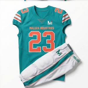 Uniforme de Fútbol Americano OEM, Pantalones y Camiseta, Ropa Deportiva Transpirable, Equipación de Fútbol Profesional MALUZA Industries - Product Image 5