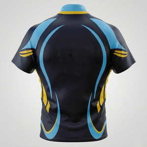 Camiseta Deportiva de Rugby Sublimada Resistente, Manga Corta, Transpirable, Ropa de Entrenamiento, Ropa Deportiva para Hombre, Uniforme Profesional - Product Image 5