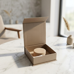 Caja de Joyería de Papel Rígido con Tapa Magnética Negra de Lujo, Acabado Premium |   Caja de Regalo Personalizada para Almacenamiento y Obsequio, Elegante - Product Image 3