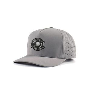 Waterproof Breathable Golf Hat Custom Logo Lightweight Quick Dry <b>Snapback</b> <b>Cap</b> with Modern Design for Outdoor Sports and Travel - Product Image 1