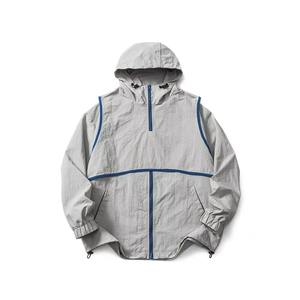 เสื้อแจ็คเก็ตกันลมสำหรับผู้ชาย OEM น้ำหนักเบา ระบายอากาศได้ดี แห้งเร็ว เหมาะสำหรับขี่จักรยาน  รับสกรีนโลโก้ กันลม สำหรับกิจกรรมกลางแจ้ง เสื้อซอฟต์เชลล์สำหรับผู้ชาย - Product Image 1