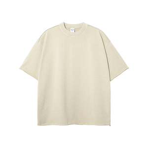 เสื้อยืดผู้ชายไซส์ใหญ่ สีดำ ผ้าฝ้าย แขนสั้น คอกลม ลำลอง ทรงพอดีตัว สีพื้น - Product Image 2
