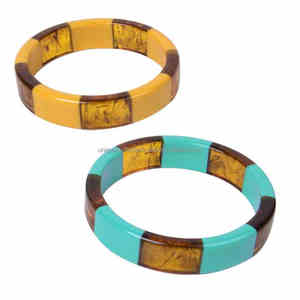 Bracelets élégants en résine audacieuse pour femmes | | Qualité supérieure, designs vibrants, idéaux pour un usage quotidien et occasionnel | | - Product Image 5