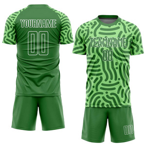 เสื้อฟุตบอลแบบกำหนดเองได้ ออกแบบได้เฉพาะตัว ชุดทีมพิมพ์ลายแบบ Sublimation ขายส่งเสื้อฟุตบอลแบบกำหนดเอง - Product Image 1