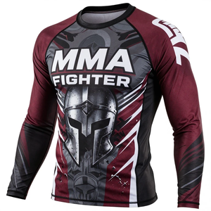 Chemise de surf de haute qualité, vêtements de protection solaire, vêtements pour hommes, chemises de compression, rash guard pour hommes, rash guards - Product Image 3