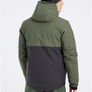 Custom Breathable Windproof Coated Quilted Eco-Friendly Ski & Snowboarding <b>Jacket</b> Wholesale Waterproof for Men - Product Image 3