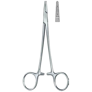 Portaagujas Quirúrgico Reutilizable Clase I Crile-Wood de 15cm con Punta TC y Ranura Cruzada Serrada para Uso Médico y Dental Bajo Demanda - Product Image 1