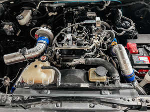 Turbocompresor FLEX BOOST F55 BOOST RED EDITION VEEZ tiene sonido de silbato Turbocompresor para Isuzu DMAX f55v f55 IHI RHF55v 4hk1 - Product Image 5