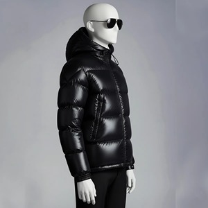 Customer Demand Best Manufacturer Cheap Price Men Leather puffy Jacket Wholesale Custom <b>Label</b> Hot Fashion Men Leather Jacket - Product Image 2