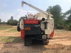 สำหรับรถเกี่ยวข้าว DC105X สำหรับเก็บเกี่ยวกระเทียมและธัญพืช ใช้ได้กับรถแทรกเตอร์ 100-400 แรงม้า 8 แถว รับประกัน 3 ปี พร้อมชิ้นส่วนเกียร์ - Product Image 4