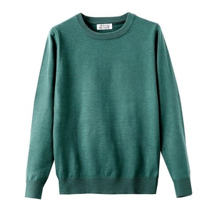 Custom Made Homme <b>Men's</b> Sweater Troja Slim Solid Color Genser Casual Male Round Neck Geansai <b>Pullover</b> <b>Men</b> Brand - Product Image 1