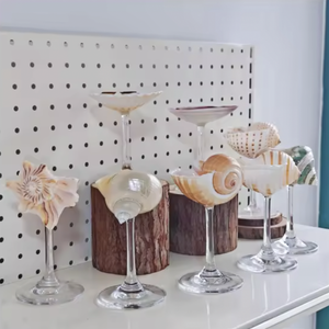 Premium Handmade Seashell <b>Wine</b> Glass Vietnam Natural Shell Material for Drink Serving Decor <b>Table</b> Use Bulk Supply - Product Image 2