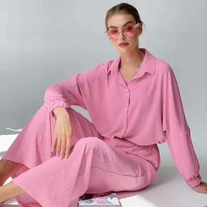 Conjunto de Pijama Modal Suave para Mujer, Manga Corta, Cintura Alta Elástica, Ropa de Dormir de Verano, Ropa de Casa, Secado Rápido y Transpirable - Product Image 4