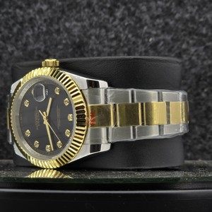 Reloj de Pulsera Automático de Acero Inoxidable de Lujo Winner para Hombre, Correa de 22 mm, Cristal de Zafiro, Esfera con Ventana, Indicador, Caja de 12 mm - Product Image 3