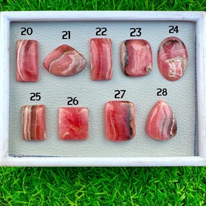 Cabochon de rhodochrosite naturelle |   Pierre précieuse en rhodochrosite rose en vrac |   Fournitures pour la fabrication de bijoux faits à la main |   Pierre de guérison en cristal - Product Image 3
