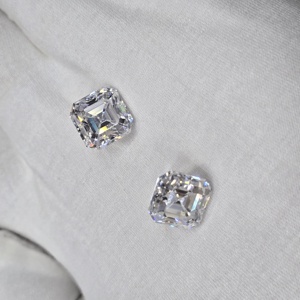 Pierre précieuse en vrac de Moissanite de haute qualité Asscher Cut Excellente pour la fabrication de bijoux élégants pour hommes et femmes Matériel de quartz naturel - Product Image 1