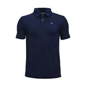 Vente en gros de polo 100% coton pour hommes, vêtements quotidiens à manches courtes de marque personnalisée, tissu tricoté à la mode, style uni - Product Image 3