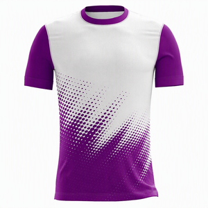 Camiseta de Algodón Marrón para Hombre, Corte Regular, Manga Corta, Cuello Redondo, Estilo Casual, Tejido Jersey, Transpirable, Color Sólido - Product Image 3