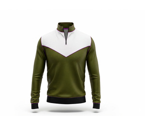 Sudadera con Cierre de Cremallera de un Cuarto para Hombre, Sublimada, Fabricante de Ropa Deportiva para Hombre, Mujer y Jóvenes, de Secado Rápido, para Equipos - Product Image 3
