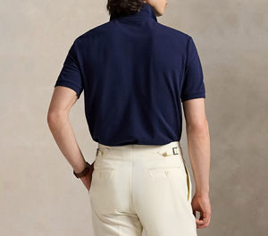 Polo-shirts personnalisés en gros Glory, impression de logo DIY, 65% coton 35% polyester, pour hommes et femmes - Product Image 5