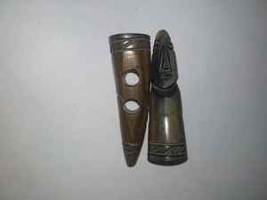 Botón de palanca de cuerno de búfalo auténtico de 50 mm, ecológico, hecho a mano, de 2 agujeros, con diseño de cruz, animal, flor, ángel, punta oscura completa, para costura de ropa y uso doméstico - Product Image 5