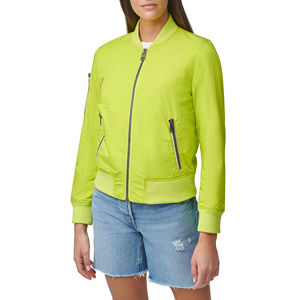 Blouson d'hiver matelassé respirant pour femme, style tissé, avec fermeture éclair, personnalisable, vente en gros usine - Product Image 3