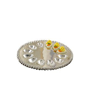 Bol de luxe en acier inoxydable de qualité supérieure, finition argentée brillante, bords polis, design élégant, idéal pour la maison, l'hôtel, centre de table - Product Image 6