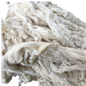 Déchets de fil de coton recyclé de qualité supérieure, fibres douces pour le nettoyage industriel, l'essuyage et l'absorption d'huile, disponibles à la vente - Product Image 1