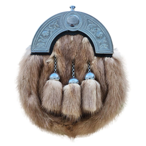 Sporran en fourrure de lapin de couleur unie, 100 % haute qualité, fait sur mesure, avec sacs Sporran, produit de qualité supérieure - Product Image 1