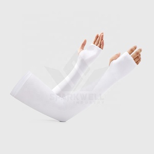 SPARKWELL INDUSTRY Manchettes de bras unisexes noires anti-UV à séchage rapide en Spandex et Polyester, adaptées aux adultes, pour la protection cycliste, kits de cyclisme - Product Image 3