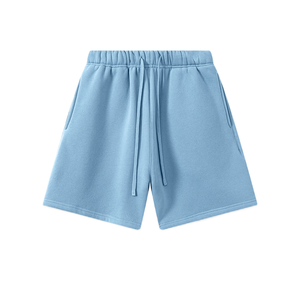 กางเกงขาสั้นผู้ชาย Evertop Custom Logo ผ้าฝ้าย 100% 220gsm เอวยางยืด ระบายอากาศ แห้งเร็ว สีพื้น ลำลอง เล่นกีฬา ออกกำลังกายกลางแจ้ง วิ่งจ๊อกกิ้ง - Product Image 1