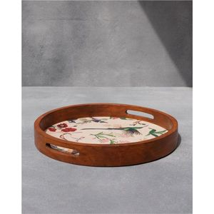 Plateau rectangulaire en bois émaillé, imprimé éléphant artisanal indien, pour la restauration et la décoration intérieure – Vente en gros - Product Image 5
