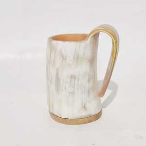 Jarra de cuerno vikinga personalizada de alta calidad, grabada a mano, de la marca India Curio Craft, pulida, para beber. - Product Image 6
