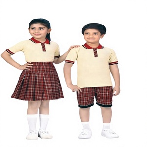 Premium Quality Custom Made Primary School Uniforms Children's Kids Clothing Manufacturers Wholesale School Uniform Dress Set - Product Image 1