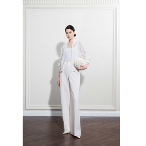Nouvelle Tendance 2026 Pantalon Décontracté Femme ELYN PANTALON LARGE Minimaliste 73% Polyester 17% Rayonne 10% Spandex Pantalon Décontracté Femme - Product Image 5