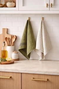 Essuie-tout de cuisine personnalisé 100% coton doux, écologique, séchage rapide, haute qualité, facile à laver, usage polyvalent - Product Image 2